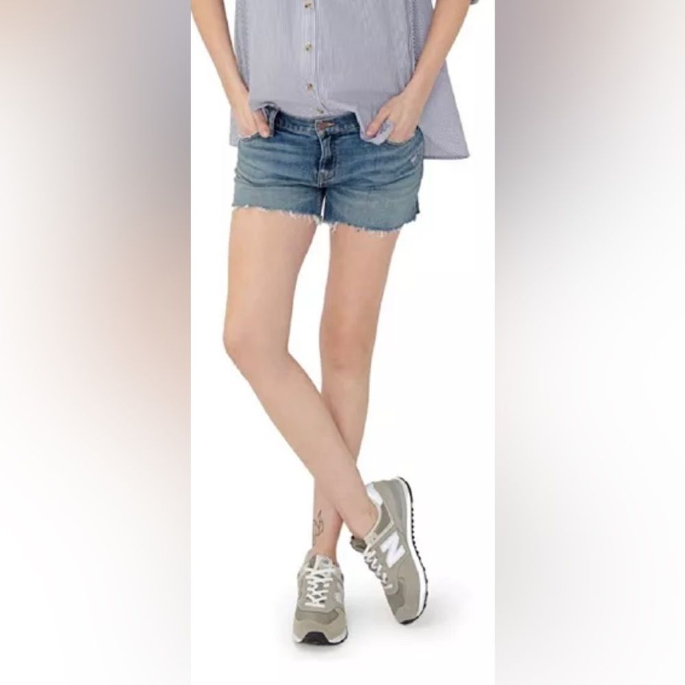 Hatch Light Blue Denim Jean Shorts